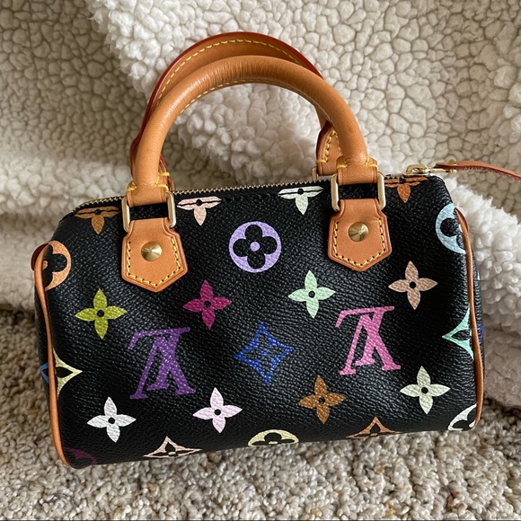 Louis Vuitton Multicolor Noir mini speedy - Picture 2 of 16